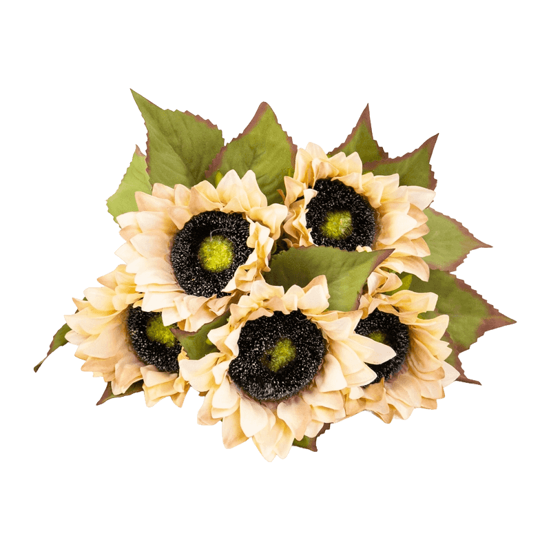 Autumn Sunflower Bush With 5 Flowers