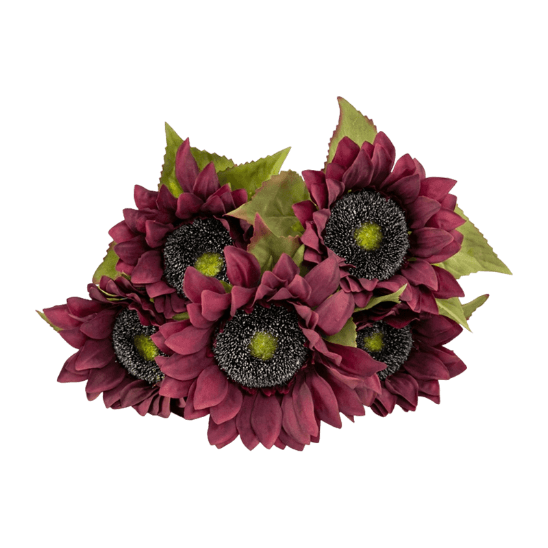 Autumn Sunflower Bush With 5 Flowers