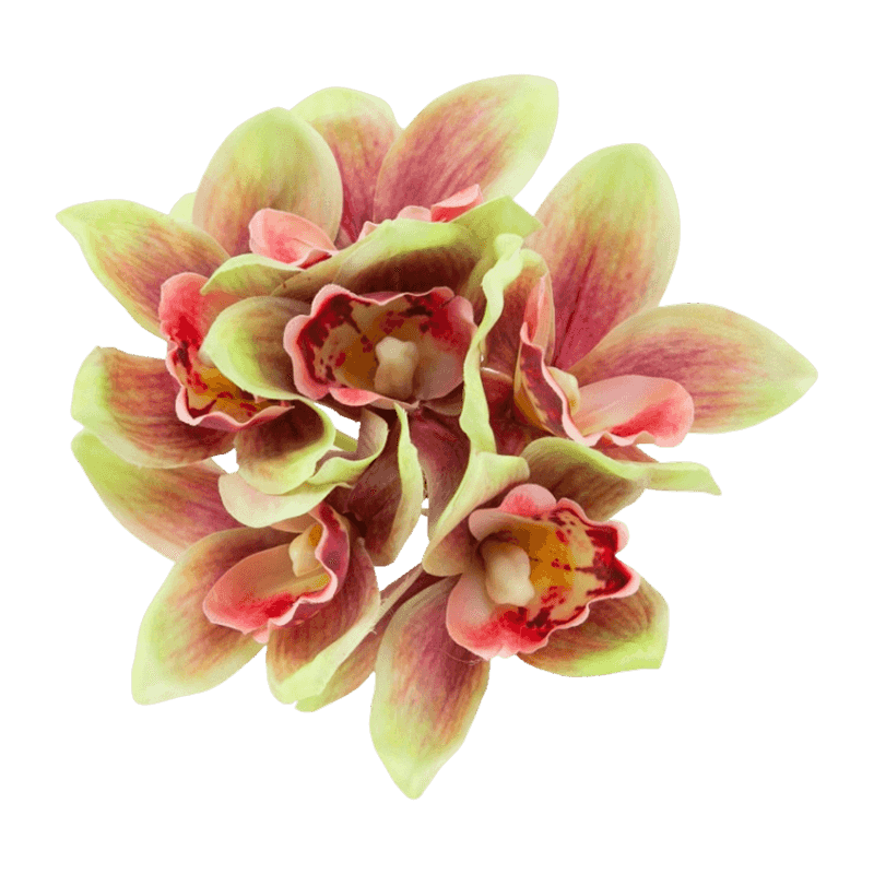Silk Cymbidium Hand-Tied Posy Bundle