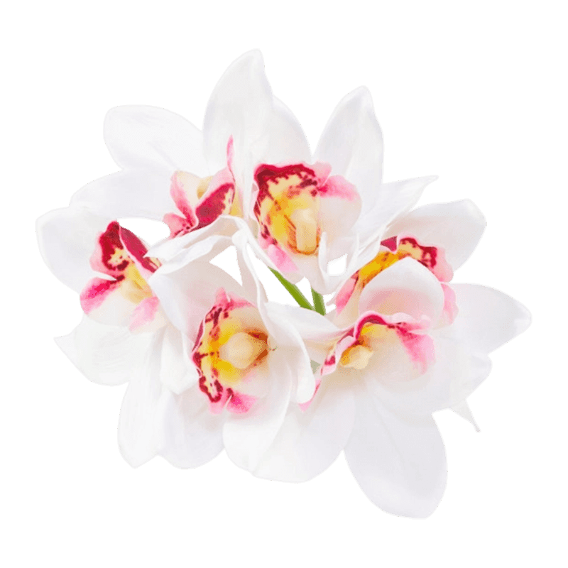Silk Cymbidium Hand-Tied Posy Bundle