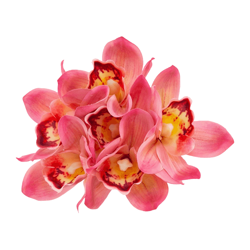 Silk Cymbidium Hand-Tied Posy Bundle