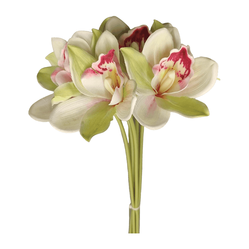 Silk Cymbidium Hand-Tied Posy Bundle