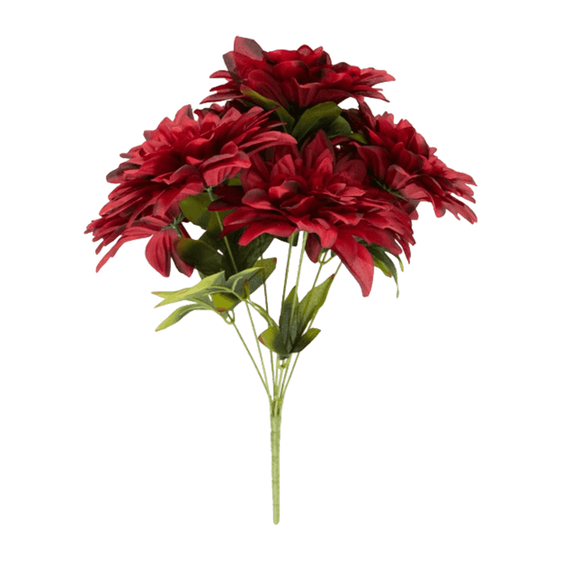 7 Heads Artificial Dahlia Pick Bouquet