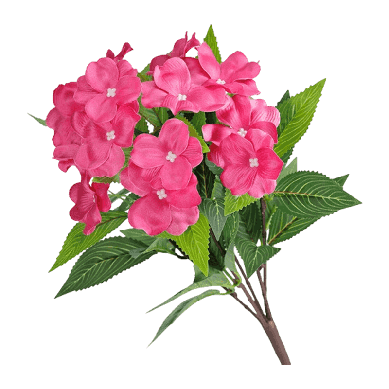 3 Forks Artificial Begonia Bush Flower Bunch