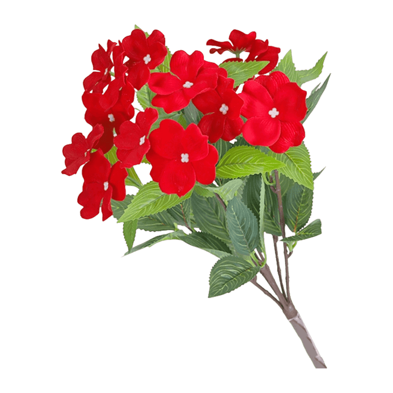 3 Forks Artificial Begonia Bush Flower Bunch