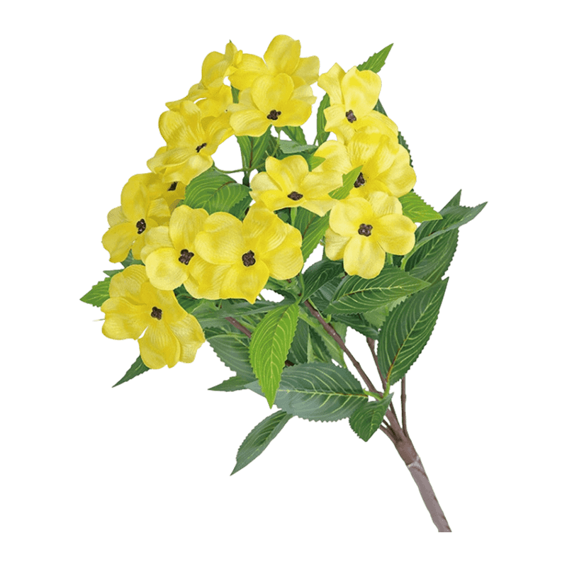 3 Forks Artificial Begonia Bush Flower Bunch