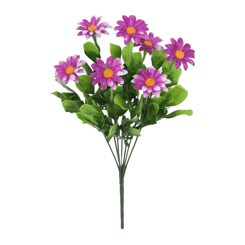 Silk Orange Mini Gerbera Bundle Bush