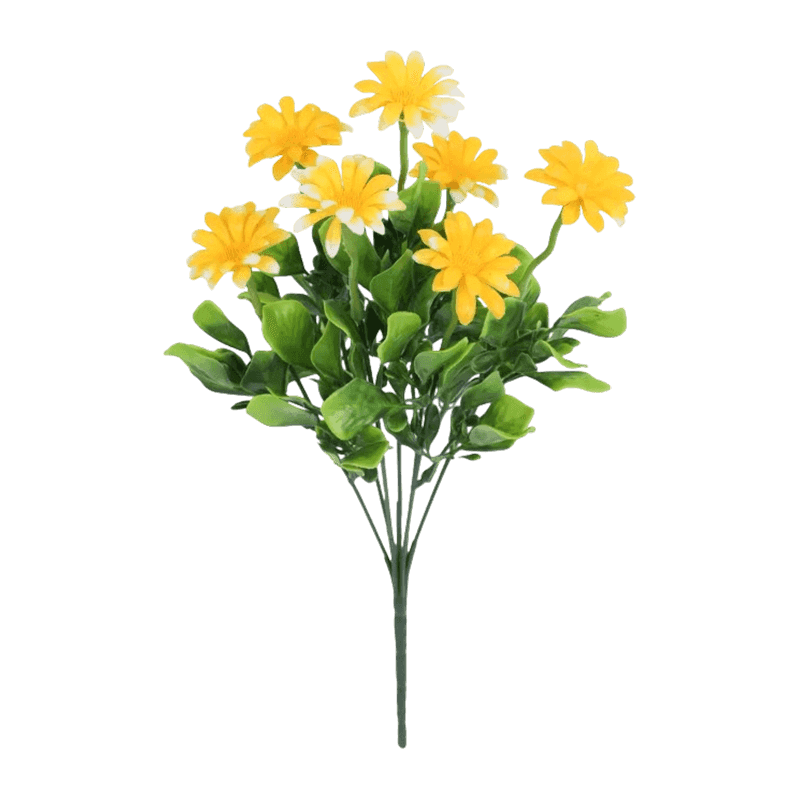 Silk Orange Mini Gerbera Bundle Bush
