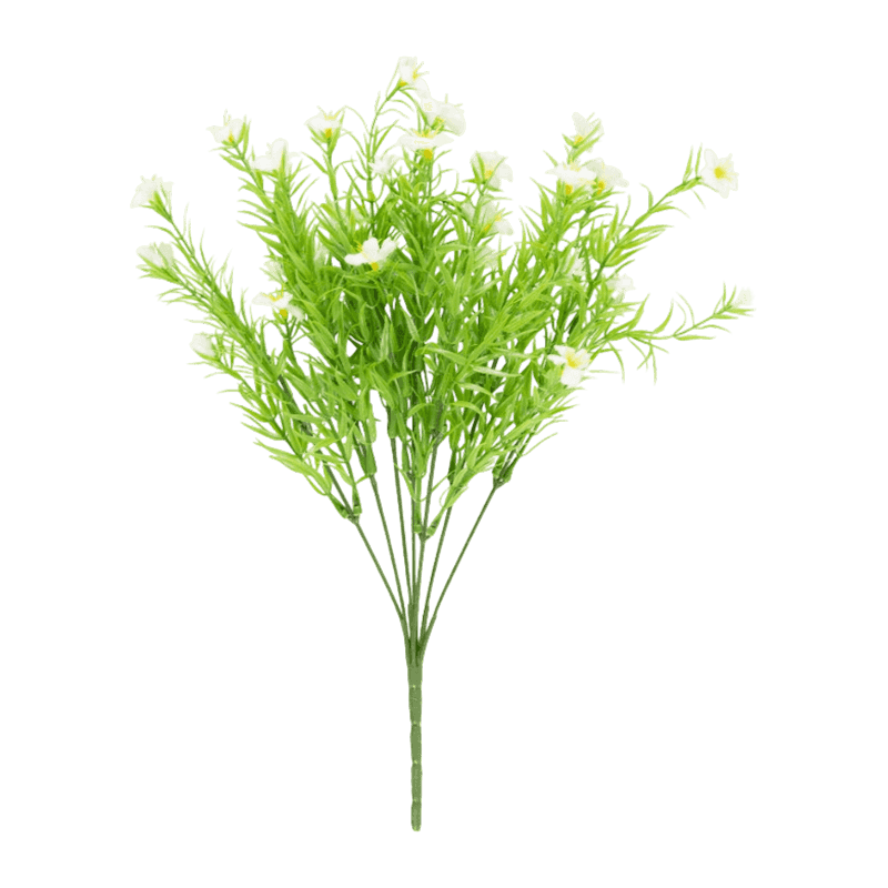 Artificial Thin Leaf Small Flower Pick Bouquet