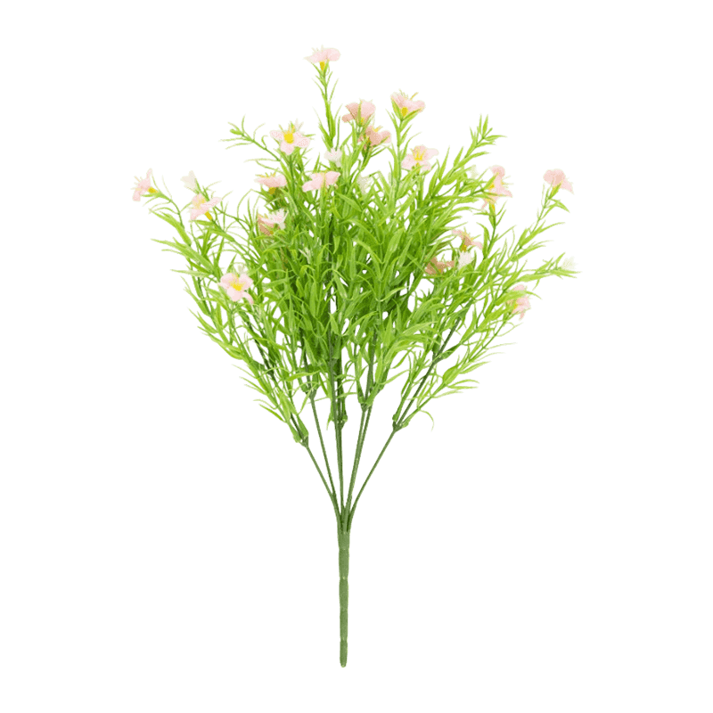 Artificial Thin Leaf Small Flower Pick Bouquet
