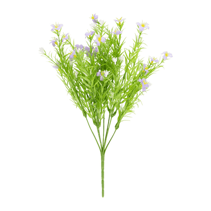 Artificial Thin Leaf Small Flower Pick Bouquet