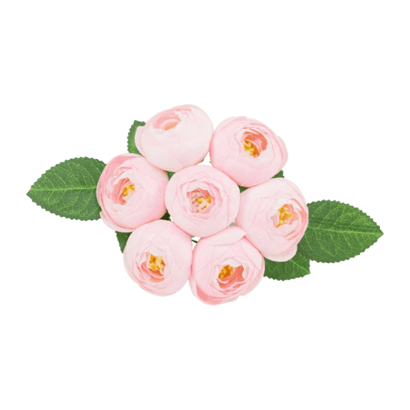 Artificial Rose Bush With 7 Flowers