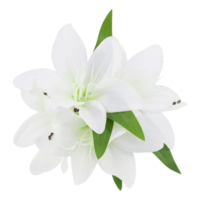 Artificial Lily Flower Bush