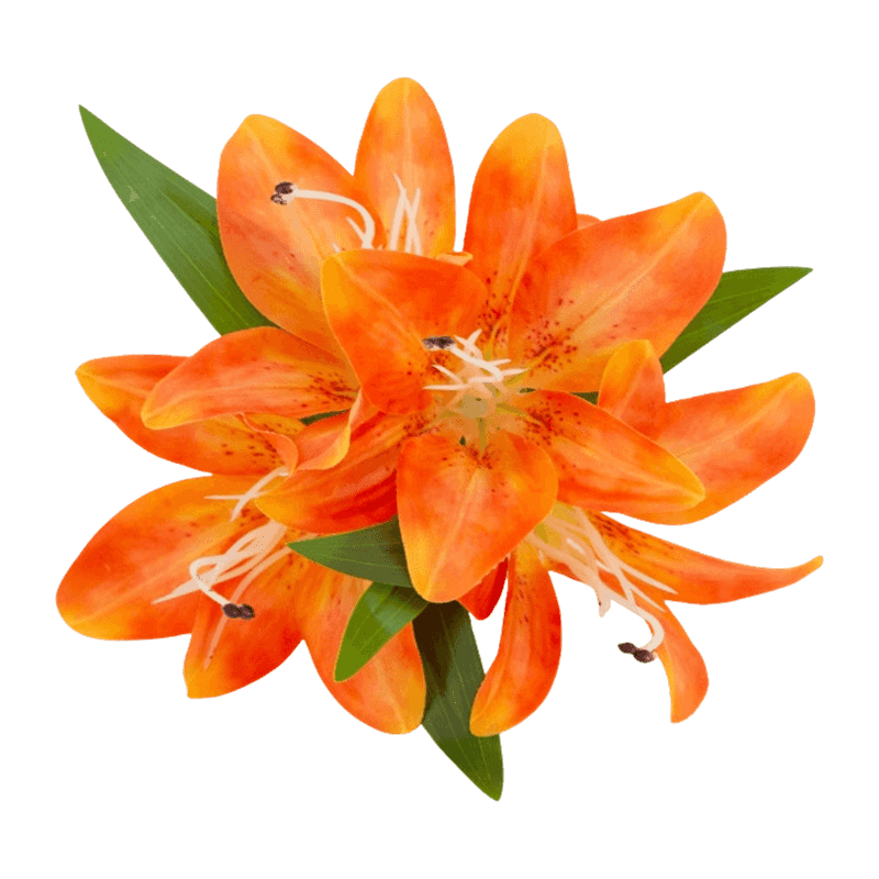 Artificial Lily Flower Bush
