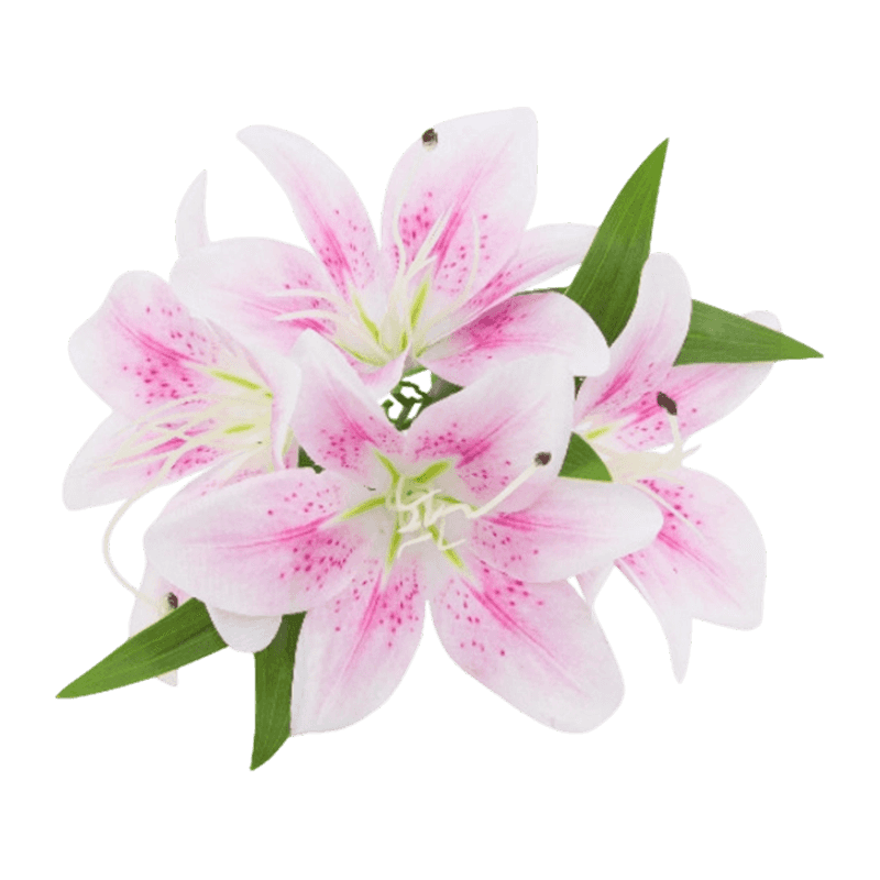 Artificial Lily Flower Bush