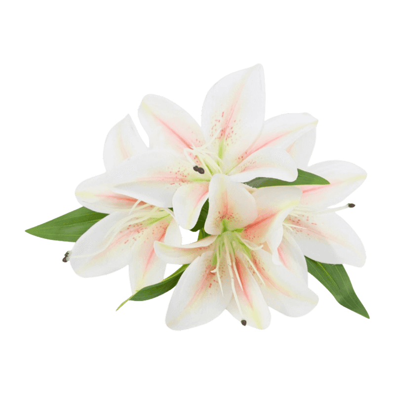 Artificial Lily Flower Bush