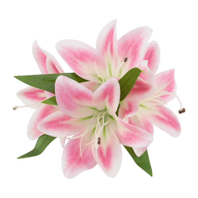 Artificial Lily Flower Bush