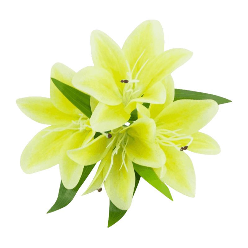 Artificial Lily Flower Bush