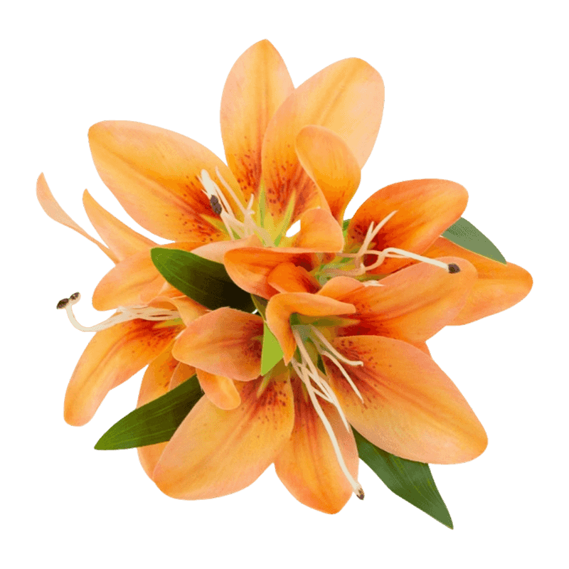 Artificial Lily Flower Bush