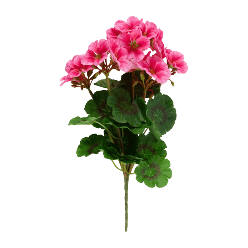 Artificial Geranium Pick Bouquet