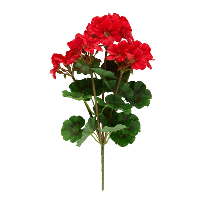 Artificial Geranium Pick Bouquet
