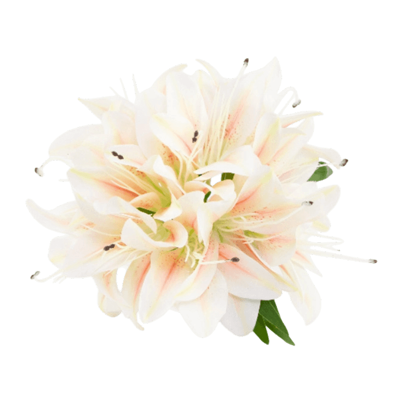 6 Heads Artificial Lily Pick Bouquet