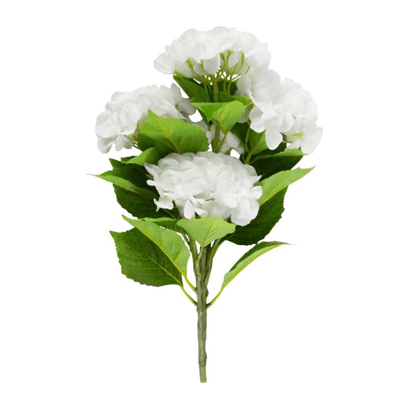 Real Touch 5 Heads Artificial Hydrangea Pick Bouquet