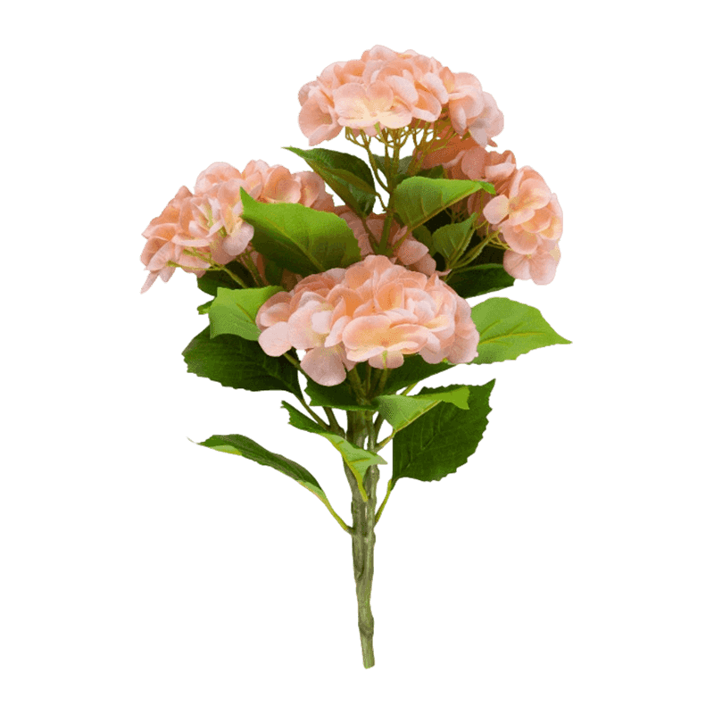 Real Touch 5 Heads Artificial Hydrangea Pick Bouquet