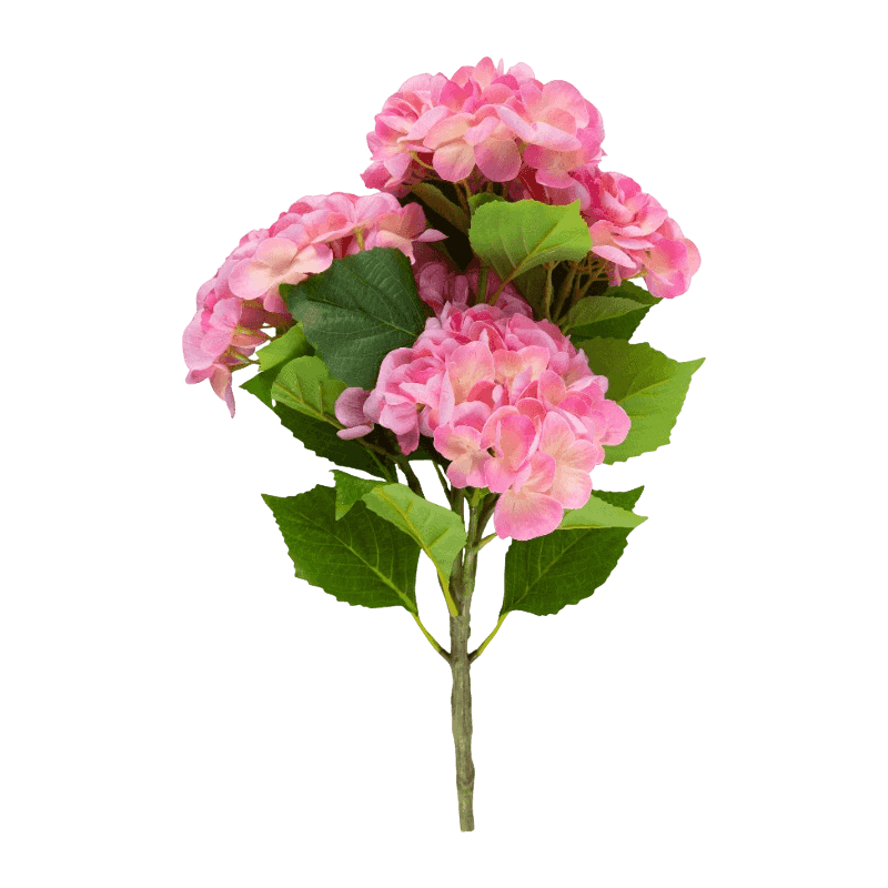 Real Touch 5 Heads Artificial Hydrangea Pick Bouquet