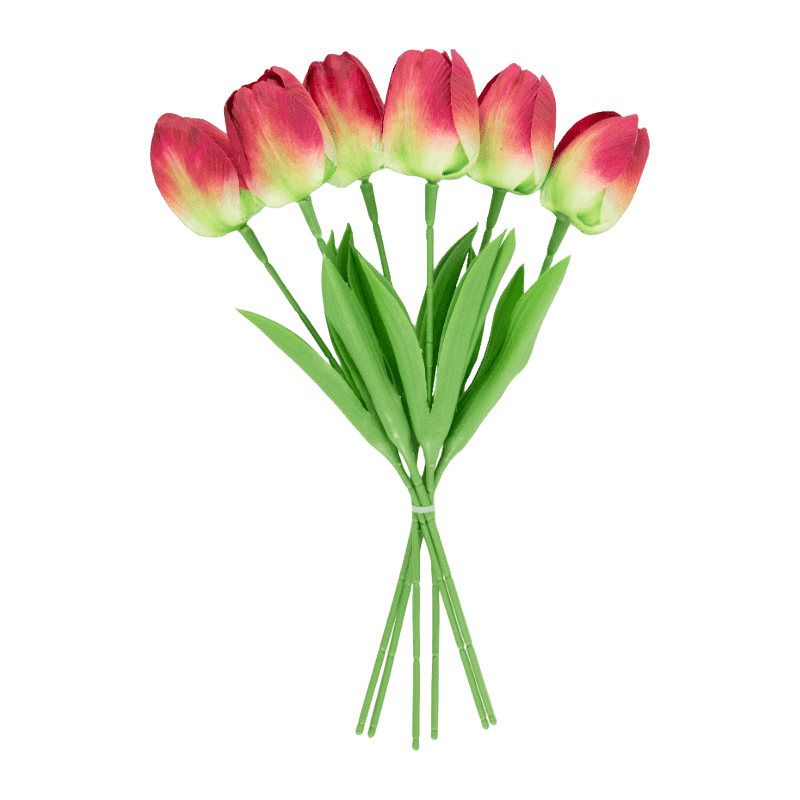 6 Heads Artificial Tulip Pick Bouquet