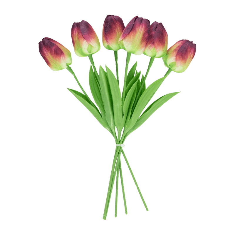 6 Heads Artificial Tulip Pick Bouquet