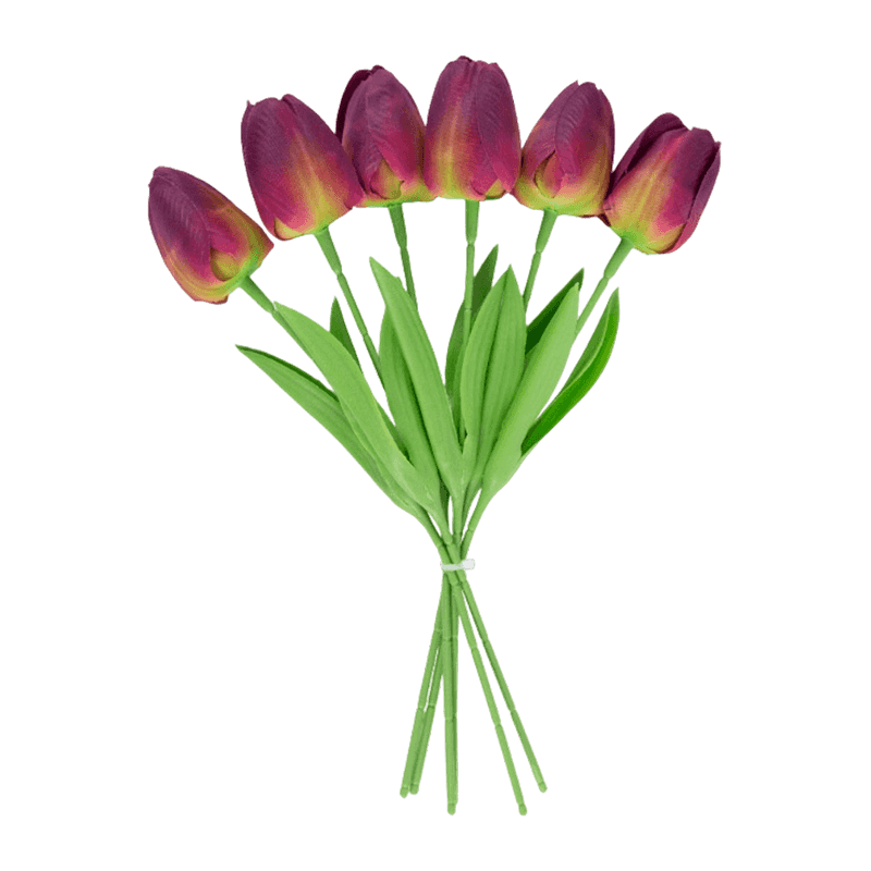 6 Heads Artificial Tulip Pick Bouquet