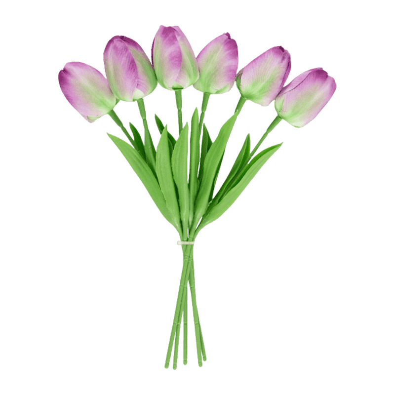 6 Heads Artificial Tulip Pick Bouquet