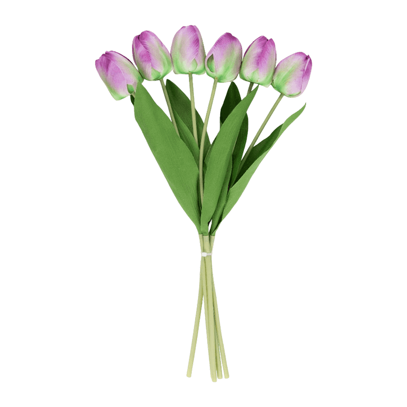 6 Heads Artificial Tulip Bouquet