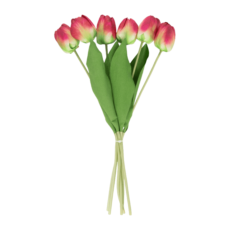 6 Heads Artificial Tulip Bouquet