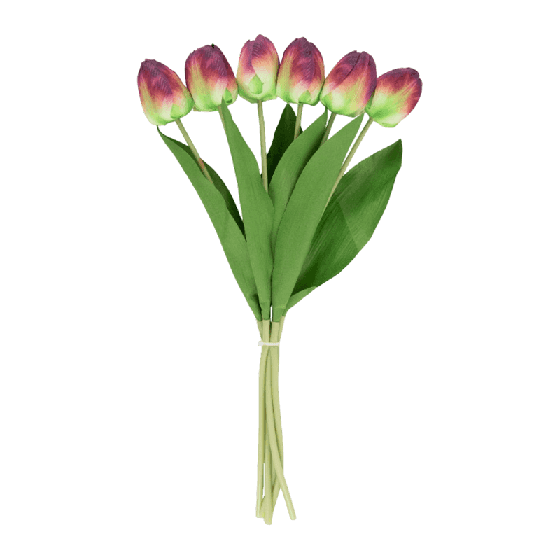 6 Heads Artificial Tulip Bouquet