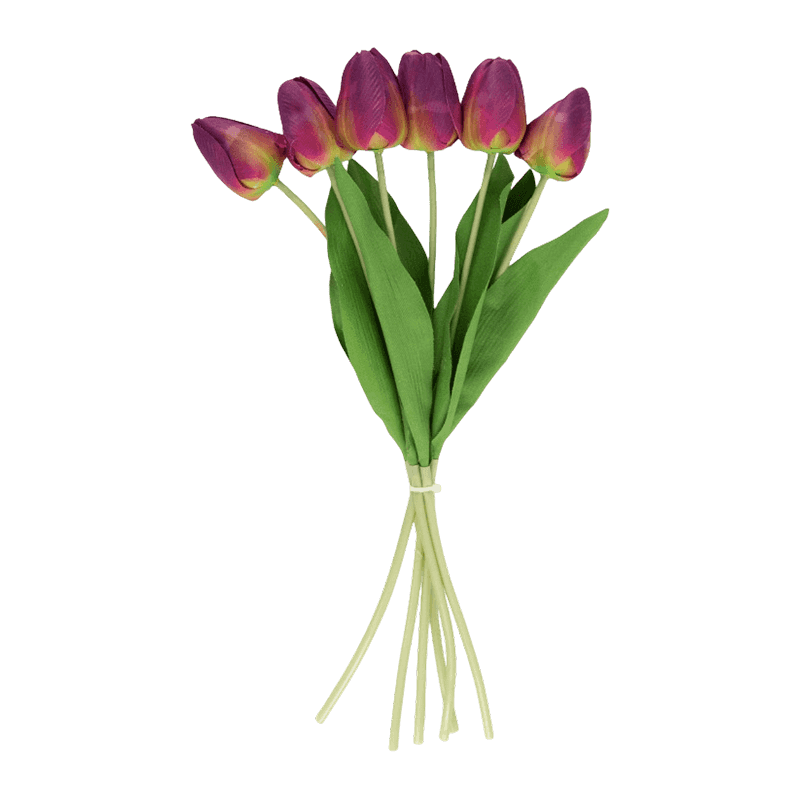 6 Heads Artificial Tulip Bouquet