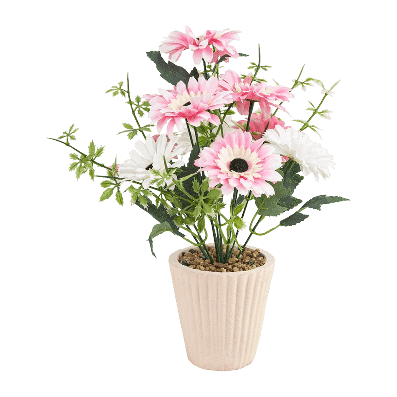 Artificial Flower Gerbera In Pot