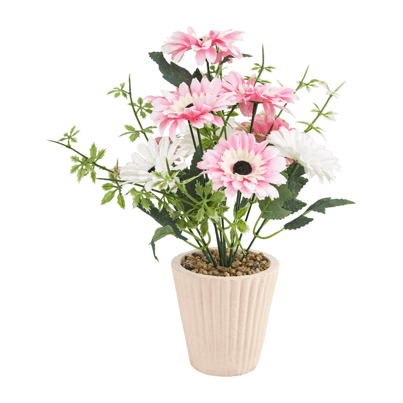 Artificial Flower Gerbera In Pot