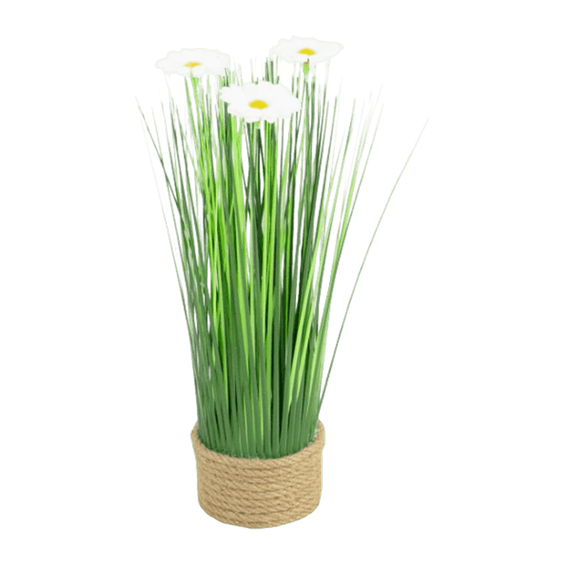 11"Artificial Plant With Fibre Pot 11"Artificial Plant With Fibre Pot