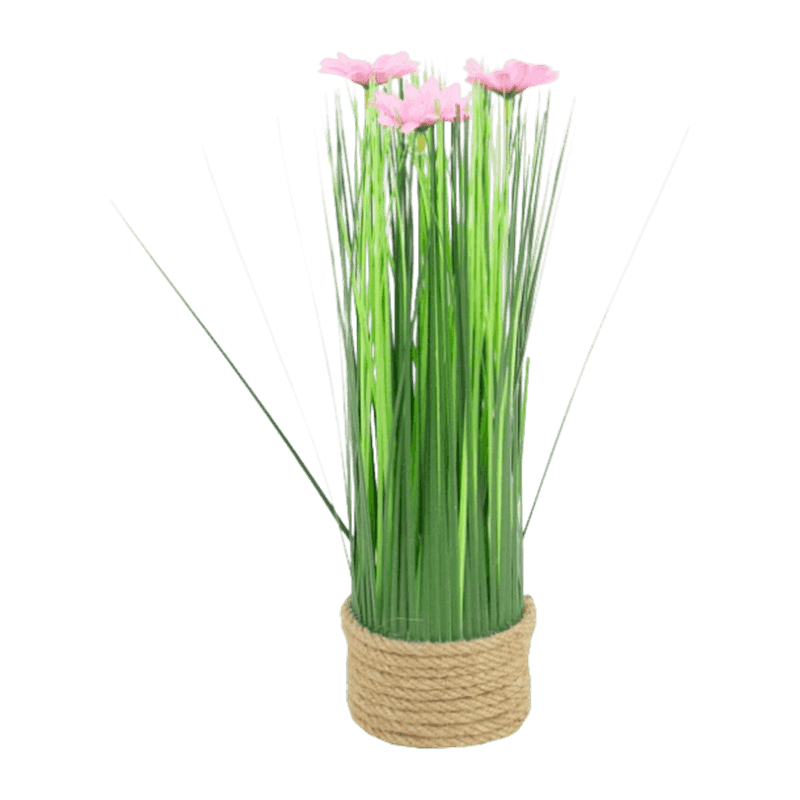 11"Artificial Plant With Fibre Pot 11"Artificial Plant With Fibre Pot