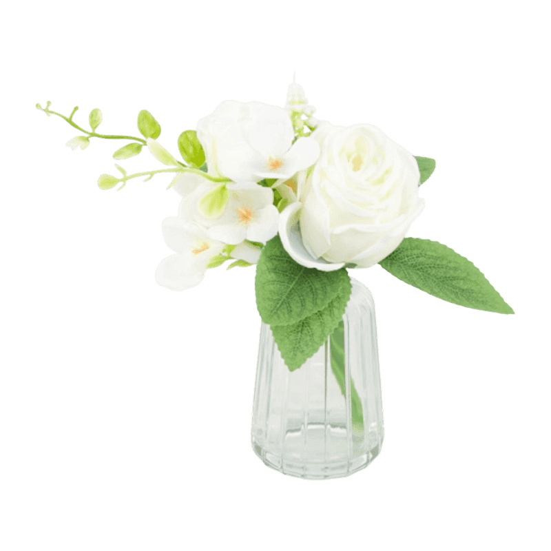 Artificial Potted Rose Flower Artificial Potted Rose Flower