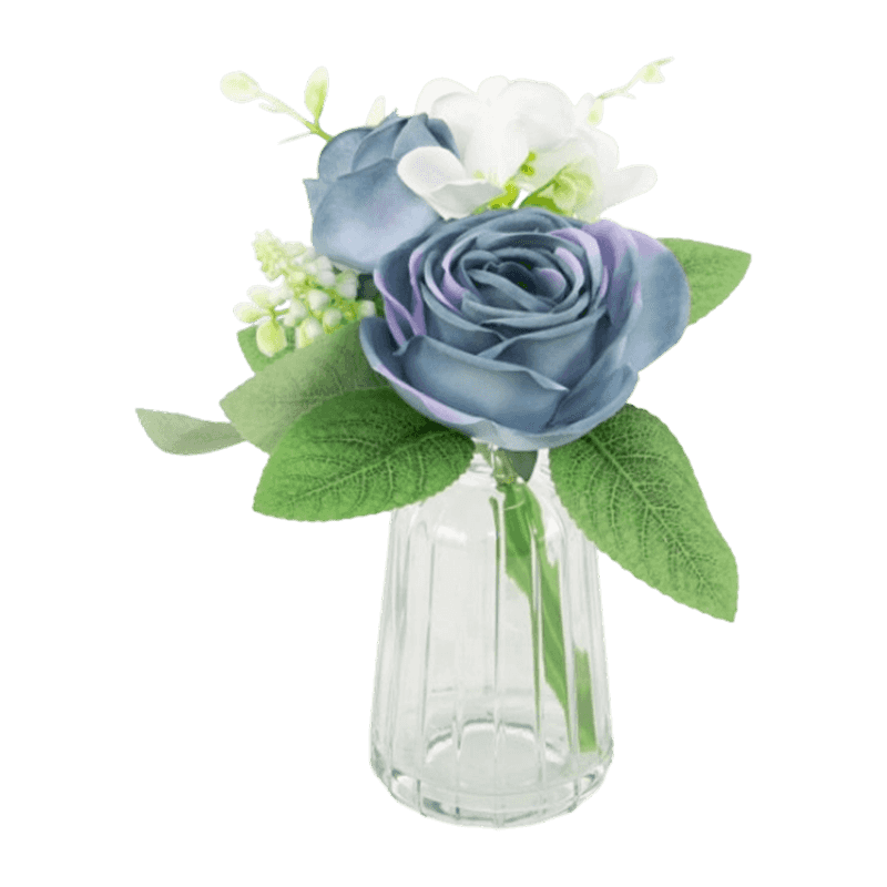 Artificial Potted Rose Flower