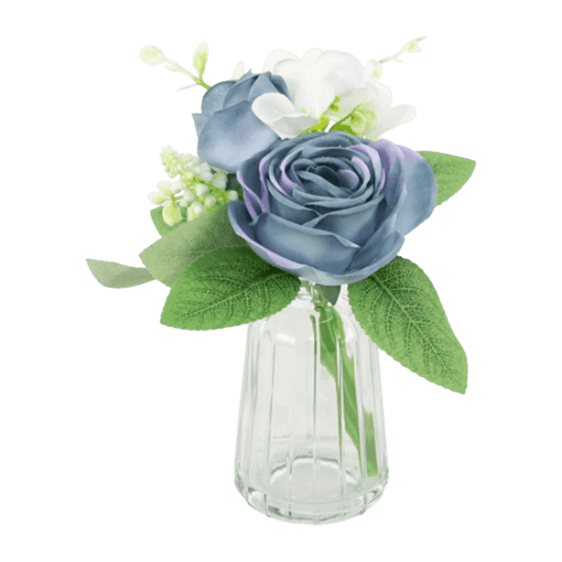 Artificial Potted Rose Flower Artificial Potted Rose Flower