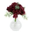 Artificial Potted Rose With Glue