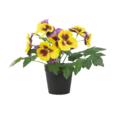 9.84"Artificial Poppy Flower In PP Pot 9.84"Artificial Poppy Flower In PP Pot