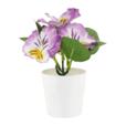 Set of 3 Artificial Poppy Flowers In PP Pot Set of 3 Artificial Poppy Flowers In PP Pot