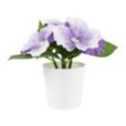 Set of 3 Artificial Poppy Flowers In PP Pot Set of 3 Artificial Poppy Flowers In PP Pot
