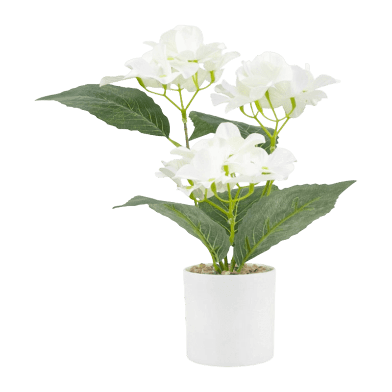 11.5"Artificial Hydrangea In PP Pot