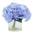 9.45"Artificial Hydrangea In Glass with Glue 9.45"Artificial Hydrangea In Glass with Glue